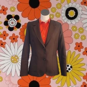 70s Chocolate Brown Blazer
